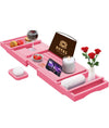 Pink Bath Tray by Royal Craft Wood