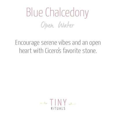 Blue Chalcedony Energy Bracelet by Tiny Rituals