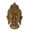 Buddha Solid Brass Mask  Wall Hanging 5.5" by OMSutra
