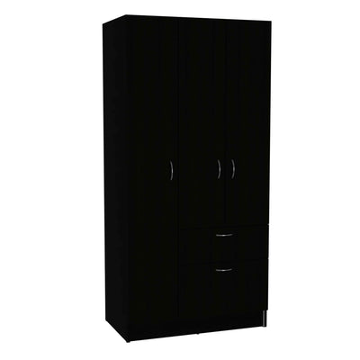 Ramblas Armoire, Two Cabinets, One Drawer, Hidden Drawer Shoes by FM FURNITURE