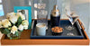 Pierre Hotel Tray | Hand Stitched Leather | Caramel by ONE PRIVÉ Home & Hotel