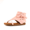 Women's Chi Lace Detail Gladiator Sandal Peach by Nest Shoes