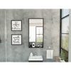 Modesto Medicine Cabinet, Open Shelf, Mirror With Two Interior Shelves by FM FURNITURE