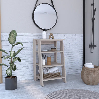 Phoenix Linen Cabinet, Four Shelves by FM FURNITURE
