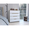 California Drawer Dresser, Four Spacious Drawers, Superior Top