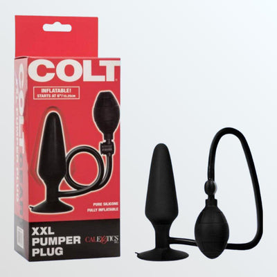 Colt XXL Pumper Inflatable Silicone Butt Plug by Condomania.com
