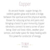 Copper Healing Heart by Tiny Rituals