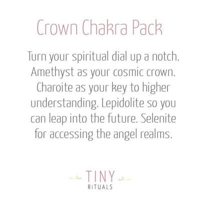 Crown Chakra Pack by Tiny Rituals
