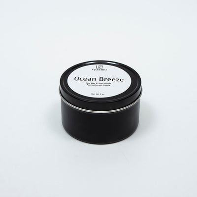 Ocean Breeze Luxury Soy Wax Candle by LA PAREA WELLNESS