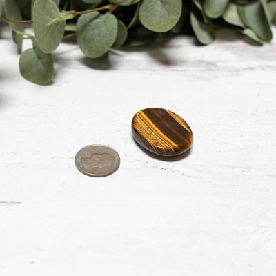 Tiger Eye Worry Stone by Tiny Rituals