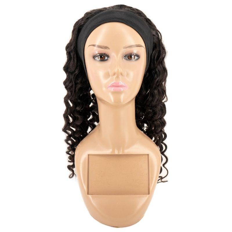 Deep Wave Headband Wig - Nellie's Way Beauty, Inc.