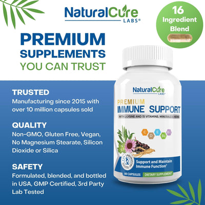 Premium Immune Support by Natural Cure Labs