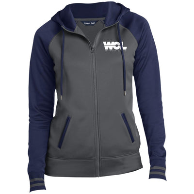 Ladies' Sport-Tek® Full-Zip Hooded Track Jacket by Runners Essentials by Without Limits®