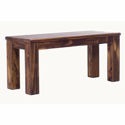 Dining Room Bench Solid Wood Pine - Six Different Sizes And Ten Colors