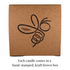 Beeswax Candle - Festive Bee (with Cinnamon, Orange & Spruce) by Sister Bees