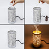 7" Touch lamp/Oil burner/Wax warmer-Black Horses by Peterson Housewares & Artwares