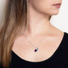 February Amethyst Birthstone Necklace by Tiny Rituals