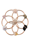 Small Flower of Life Healing Crystal Grid - Rose Gold by Ariana Ost
