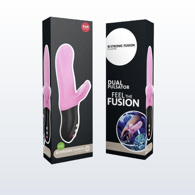 Fun Factory Bi Stronic Fusion Rabbit Vibrator - Candy Rose by Condomania.com