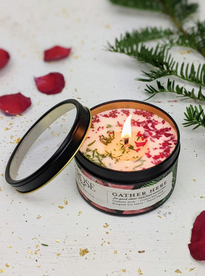 Gather Here Cranberry Pine Candle by Ash & Rose