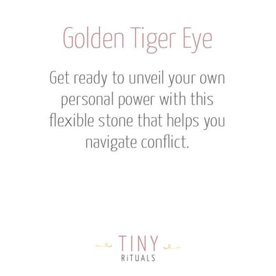 Golden Tiger Eye Energy Bracelet by Tiny Rituals