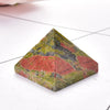 Natural Fluorite Crystal Pyramid Quartz Healing Stone