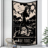 Tarot Moon Tapestry Wall Hanging Mysterious Decor