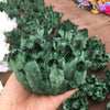 Natural Green Ghost Phantom Quartz Crystal Cluster