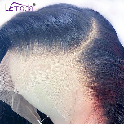 Lemoda HD & Transparent Lace Front Human Hair Straight Lace Wig