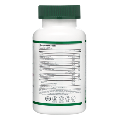 Halal Prenatal + DHA Multivitamin Softgels by Zaytun Vitamins