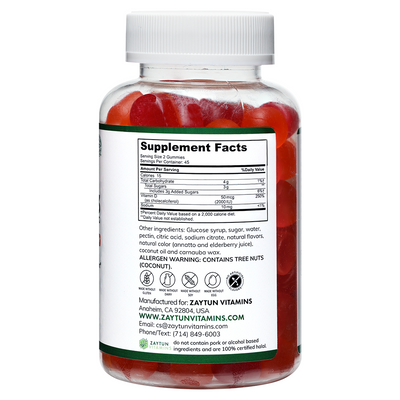 Halal Vitamin D3 2000IU Gummies by Zaytun Vitamins