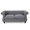 Modern Chesterfield Tufted Velvet Sofa Set