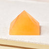 Natural Fluorite Crystal Pyramid Quartz Healing Stone