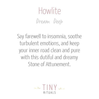 Howlite Stone Set by Tiny Rituals