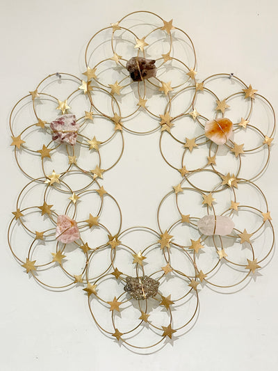 Mega Healing Crystal Grid Flower Of Life by Ariana Ost