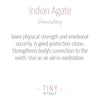 Indian Agate Energy Bracelet by Tiny Rituals