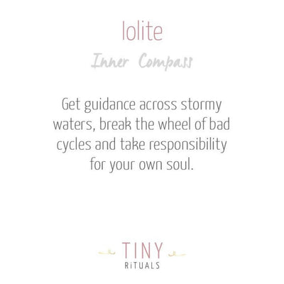 Iolite Energy Bracelet by Tiny Rituals