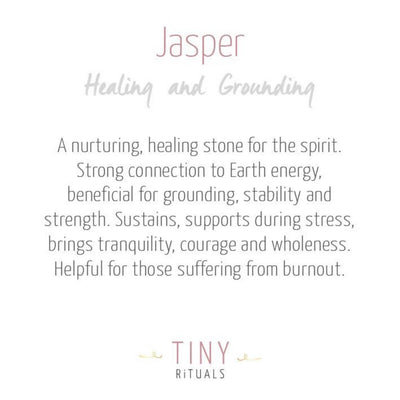 Red Jasper Worry Stone by Tiny Rituals