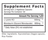 L-Lysine + Monolaurin 600mg by Natural Cure Labs