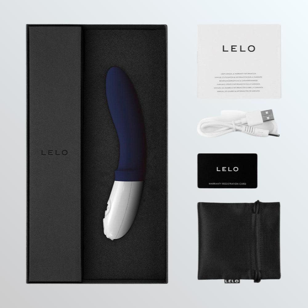 LELO Billy 2 Vibrating Prostate Massager - Deep Blue by Condomania.com