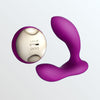 LELO Hugo Premium Vibrating Prostate Massager - Deep Rose by Condomania.com