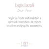 Lapis Lazuli Worry Stone by Tiny Rituals