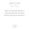 Lapis Lazuli Energy Bracelet by Tiny Rituals