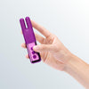Le Wand Chrome Deux Dual-Motor Vibrator - Dark Cherry by Condomania.com