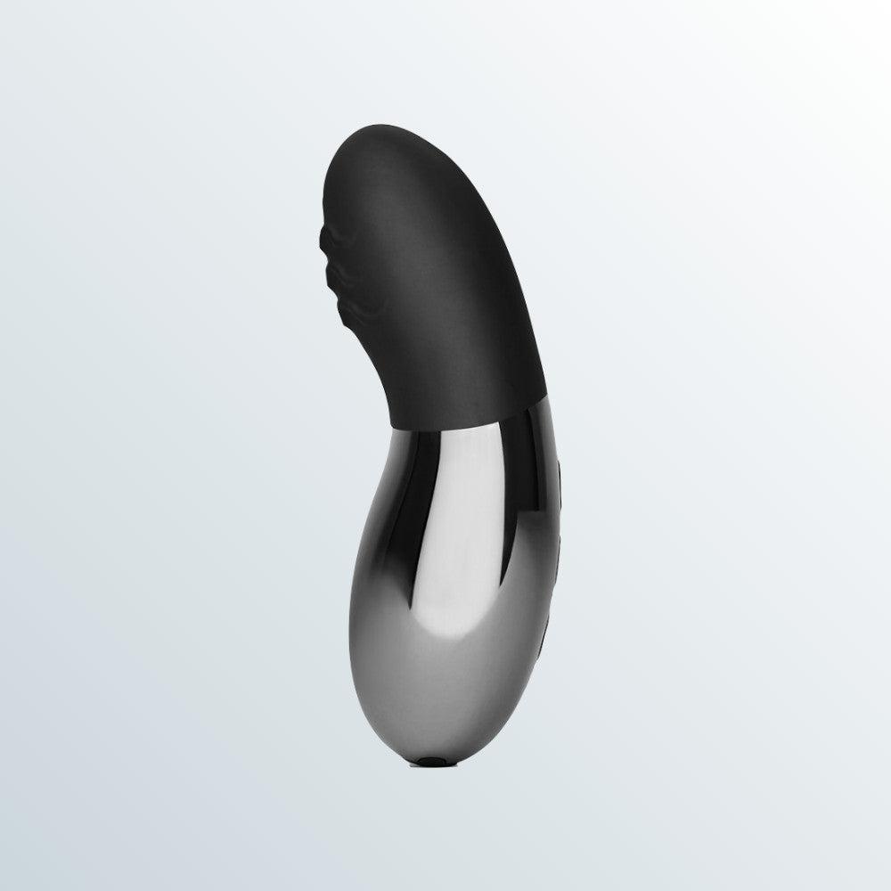 Le Wand Chrome Point Vibrator  - Black by Condomania