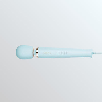 Le Wand Corded Vibrating Wand Massager - Blue by Condomania.com
