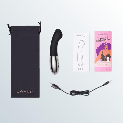 Le Wand Gee G-Spot Vibrator - Black by Condomania.com
