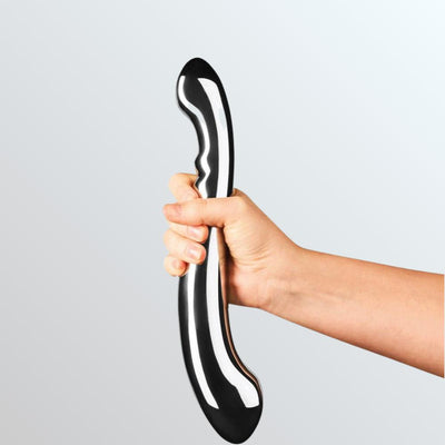 Le Wand Stainless Contour Metal G-Spot and Prostate Massager by Condomania.com