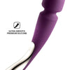 Lelo Smart Wand Luxury Compact Medium Vibrator - Plum by Condomania.com