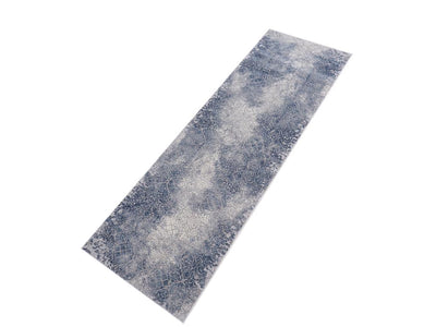 Modern Transitional Loane Grey Blue Rug by Bareens Designer Rugs